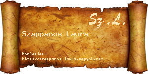 Szappanos Laura névjegykártya